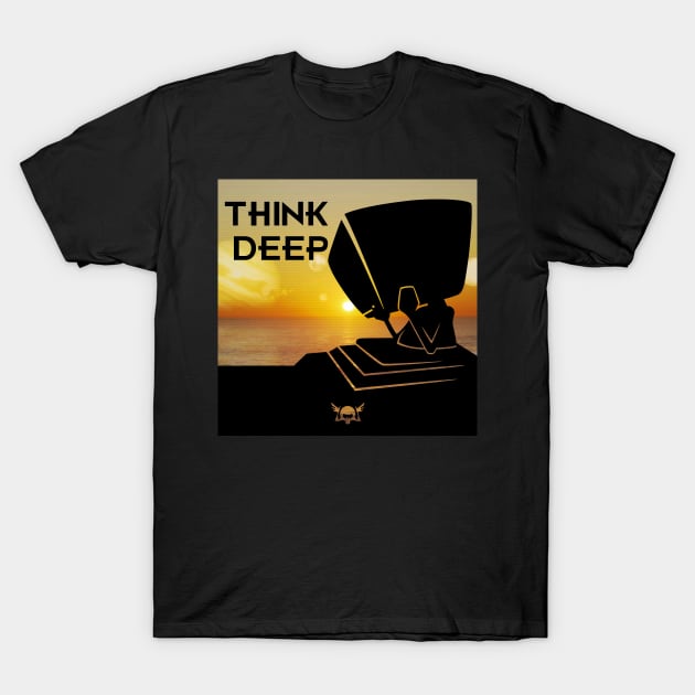 Think Deep T-Shirt by Galactic Hitchhikers